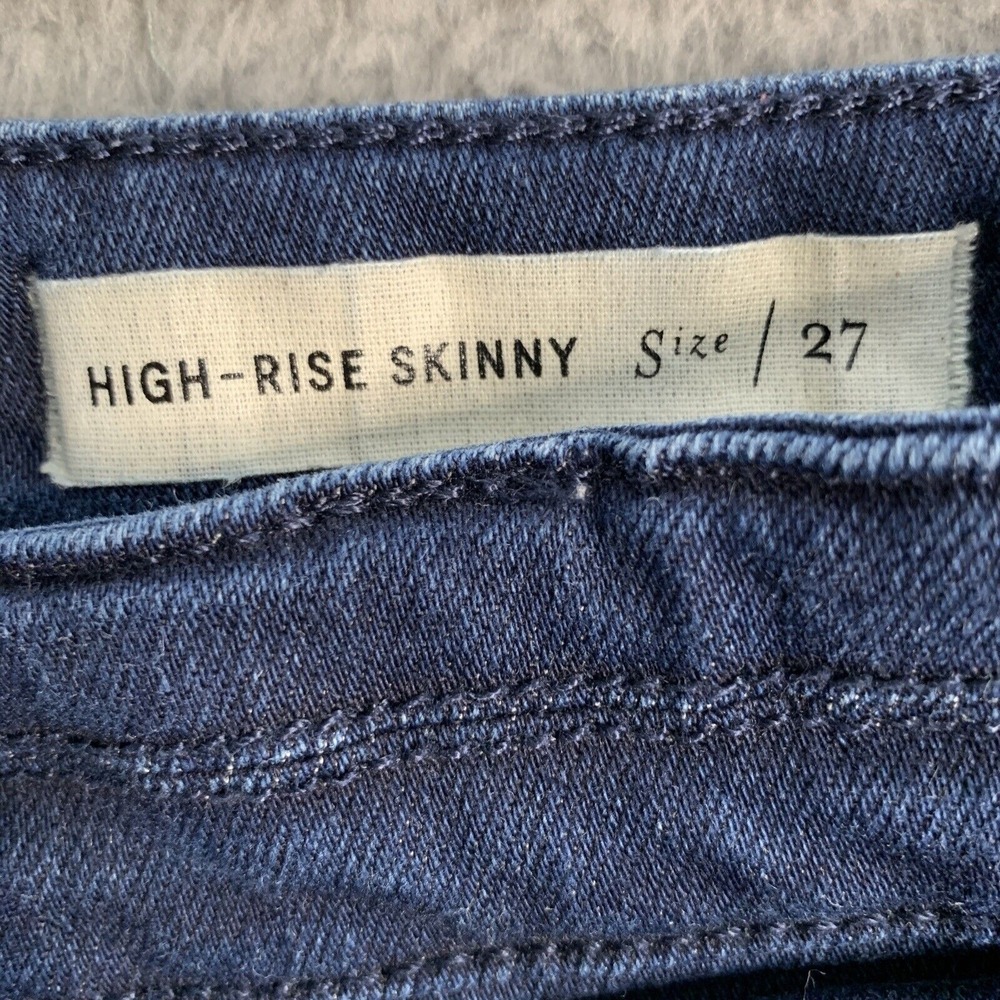 Anthropologie‎ Pilcro And The Letterpress Jeans Womens Size 27 High Rise Skinny - Picture 7 of 11